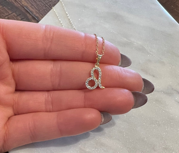 Leo Zodiac Sign Necklace (July 23 – August 22)