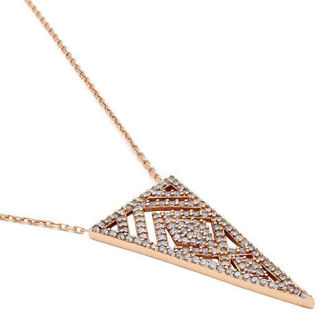 Filagree Triangle Necklace