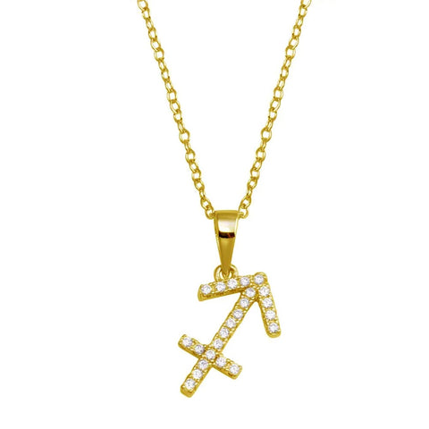 Sagittarius Zodiac Sign Necklace (November 22 – December 21)