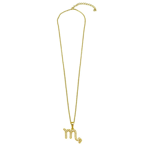 Scorpio Zodiac Sign Necklace (October 23 – November 21)