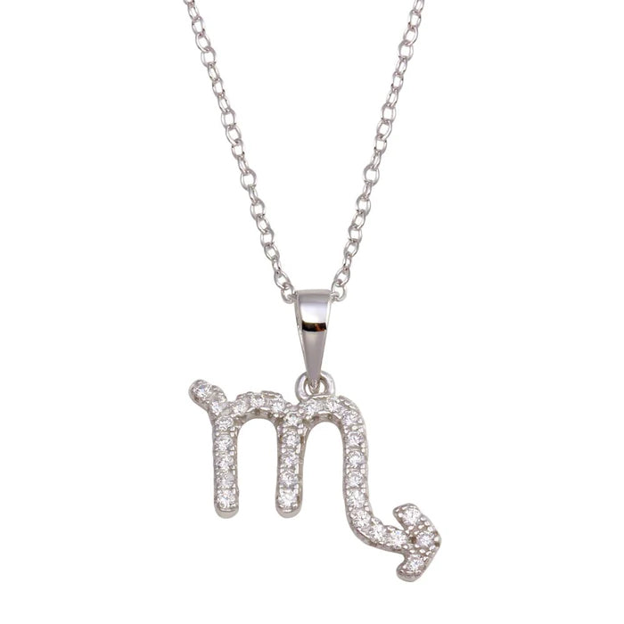 Scorpio Zodiac Sign Necklace (October 23 – November 21)