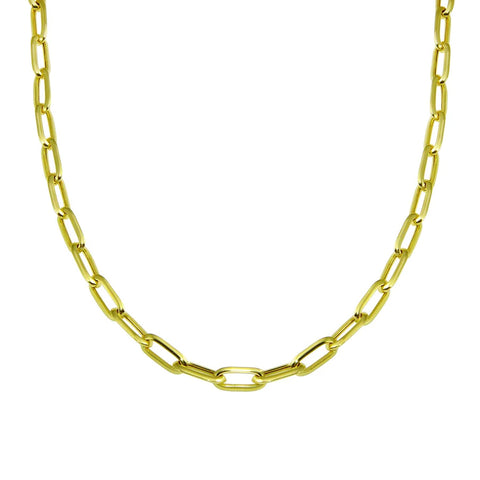 Small Paperclip Chain Necklace