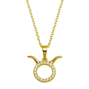 Taurus Zodiac Sign Necklace (April 20 – May 20)