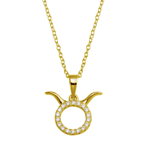 Taurus Zodiac Sign Necklace (April 20 – May 20)