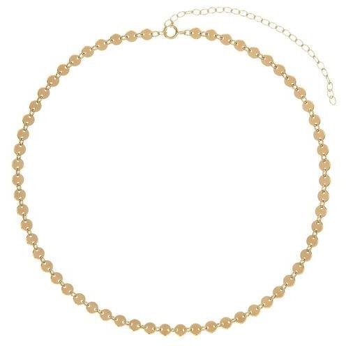Gold Filled Disc Choker Necklace