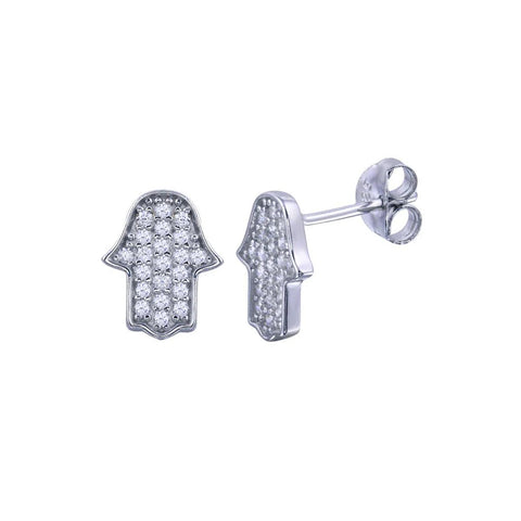 Hamsa Hand Stud Earrings