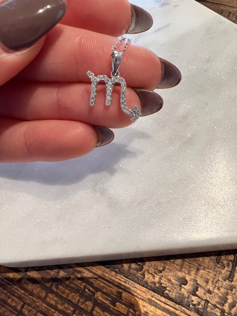 Zodiac sign sale necklace scorpio