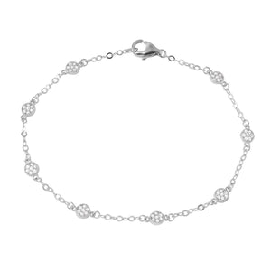 Tiny Disc Chain Bracelet